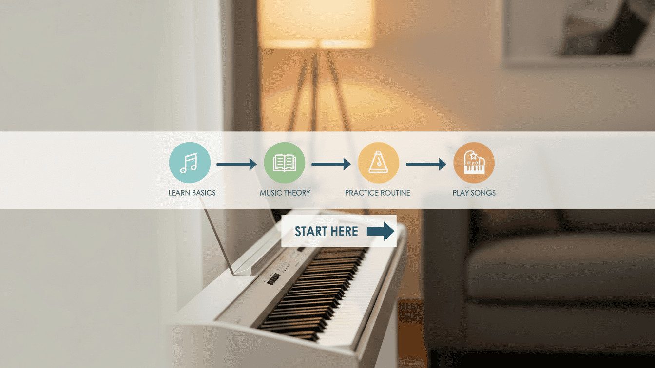 Adult piano learning roadmap