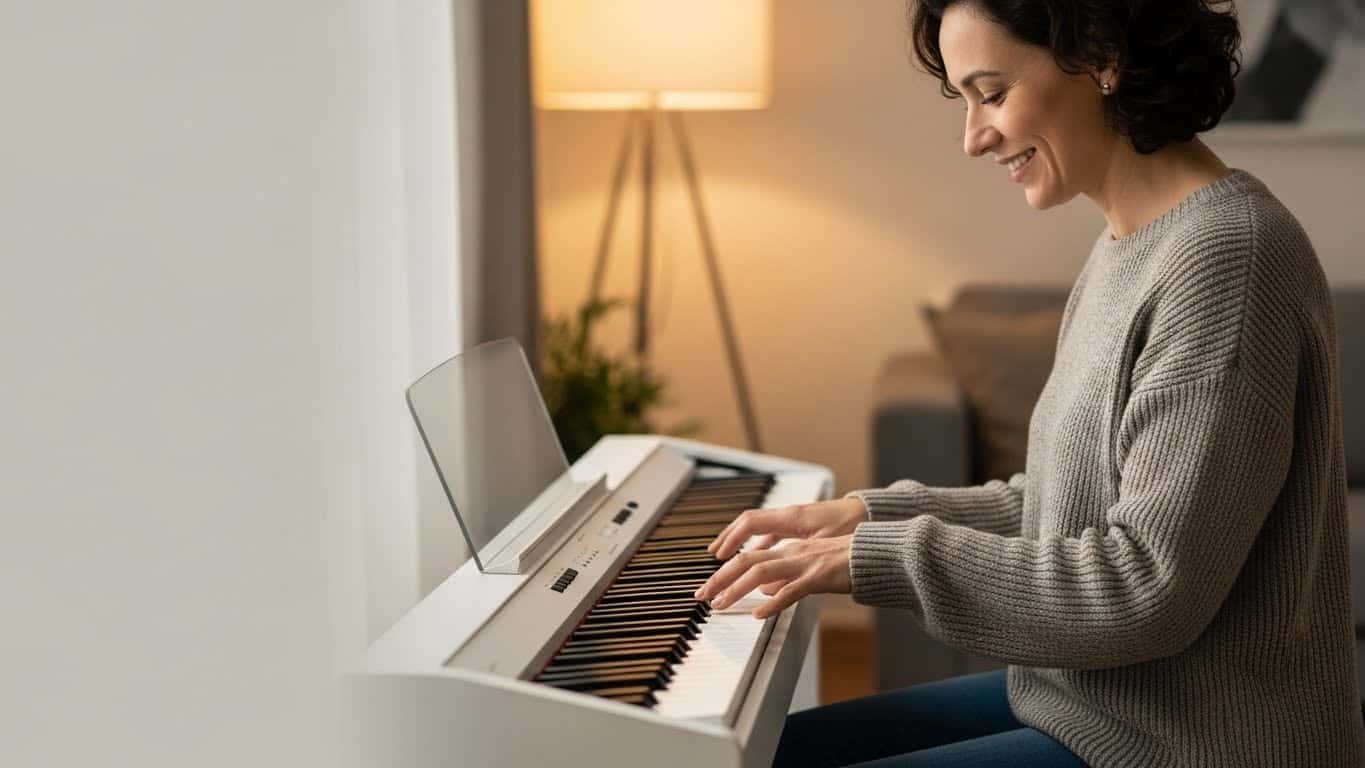 Adult learning piano at home – can adults learn piano faster than kids